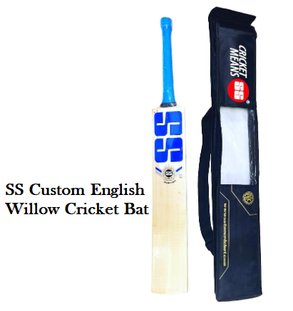 SS Custom English Willow Cricket Bat