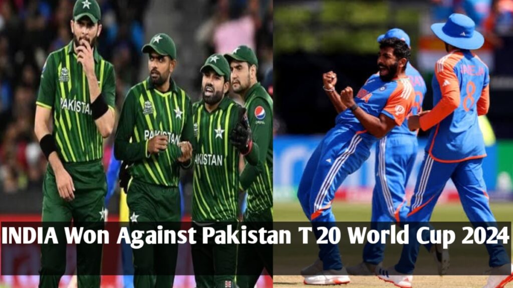 Today Match IND vs PAK ,Live Score, Fantasy Team T 20 World Cup 2024